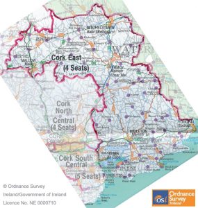 Map Of East Cork Cork East Constituency Map | David Stanton